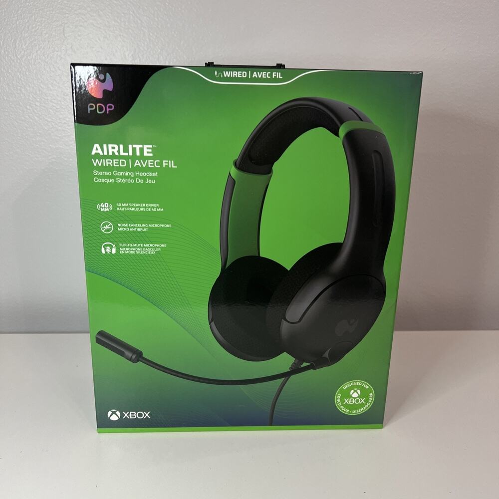 PDP Airlite Wired Gaming Headset Over the Ear Headphones for Xbox X S One PC